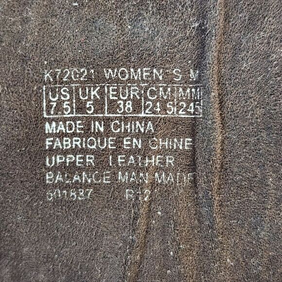 Rockport Lace Up Waterproof Boots Womens Size 7.5 Brown Leather  goth grunge - Picture 14 of 16